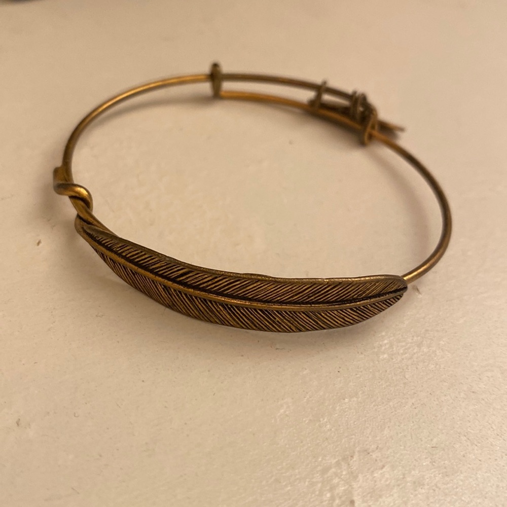 Alex and ani feather bracelet